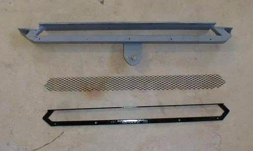 Motor Deck Lid 3/4 tube frame 2 flat bar Grill Flat bar holding latch pin Holes tapped for girl
