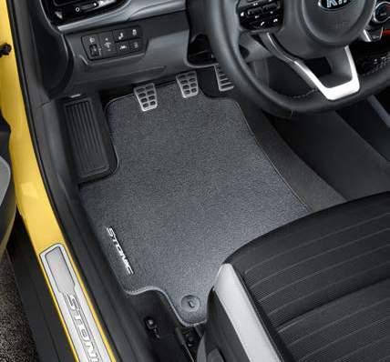 These durable and easy-to-clean floor mats protect the whole of your cabin floor. With a customized shape, and fixing points to hold them firmly in place.