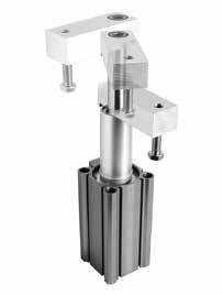 Bimba Twist Clamp Cylinders The Bimba Twist Clamp Cylinder combines linear and 90-degree rotary motion with an internal pin/cam mechanism.