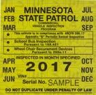 Note: Vehicles passing Minnesota Annual Vehicle Inspections will be considered to have met the requirements of a Federal Annual Inspection for a period of 12 months from the last day of the month in