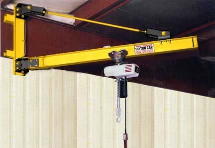 Overhead crane types Wall Crane Crane, wall: a crane having a cantilever frame with or without trolley,