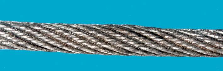 Local increase in rope diameter due to core distortion A local increase in rope diameter can occur and might affect a relatively long length of the rope.