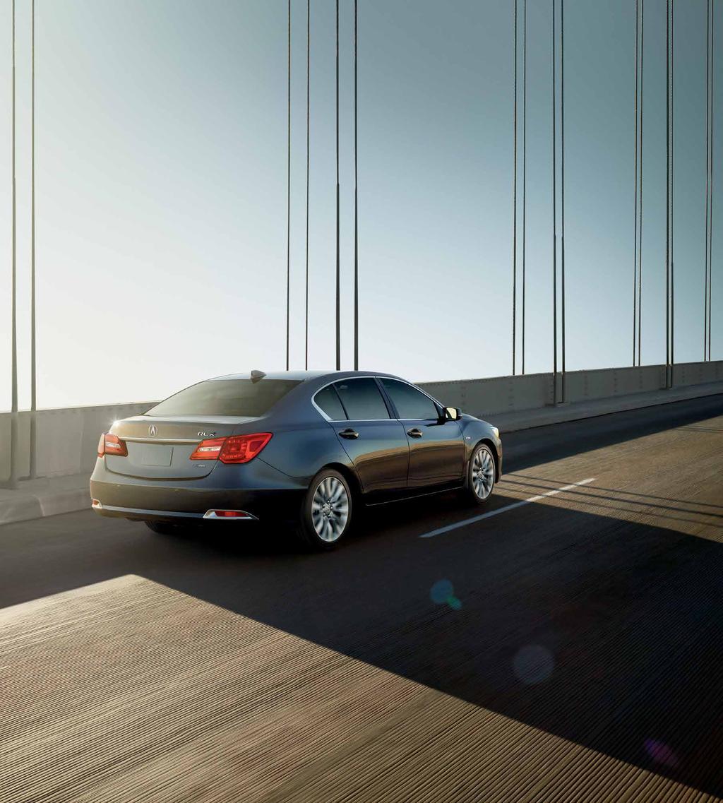 RLX SPORT HYBRID SUPER HANDLING ALL-WHEEL DRIVE TM A POWERFUL CONTRADICTION The Direct-Injected i-vtec V6 engine and three electric motors are designed to achieve staggering power and performance