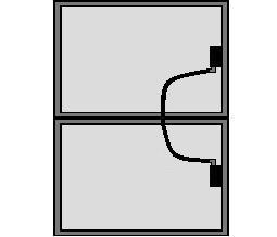 Assembling and Mounting Guidelines Figure 12 illustrates the proper orientation and wiring configuration for connecting the junction boxes of multiple modules.