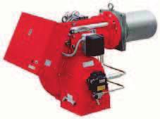 Modulating Light Oil Burners PRESS P/G SERIES The PRESS P/G series of burners covers a fi ring range from 415 to 5340 kw.