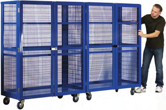 MOBILE STORAGE Boxwell Mobile Storage Mobile shelving and transportation system for warehouses, workshop storage and work in transit.