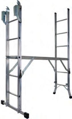 99 5 in 1 Combination Ladder & Platform Combines a stepladder extension ladder, stairwell ladder, level platform and a