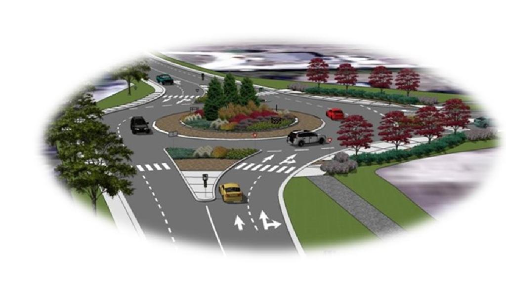 1. Background Roundabouts are excellent alternative to traditional intersections: Increase of service levels;