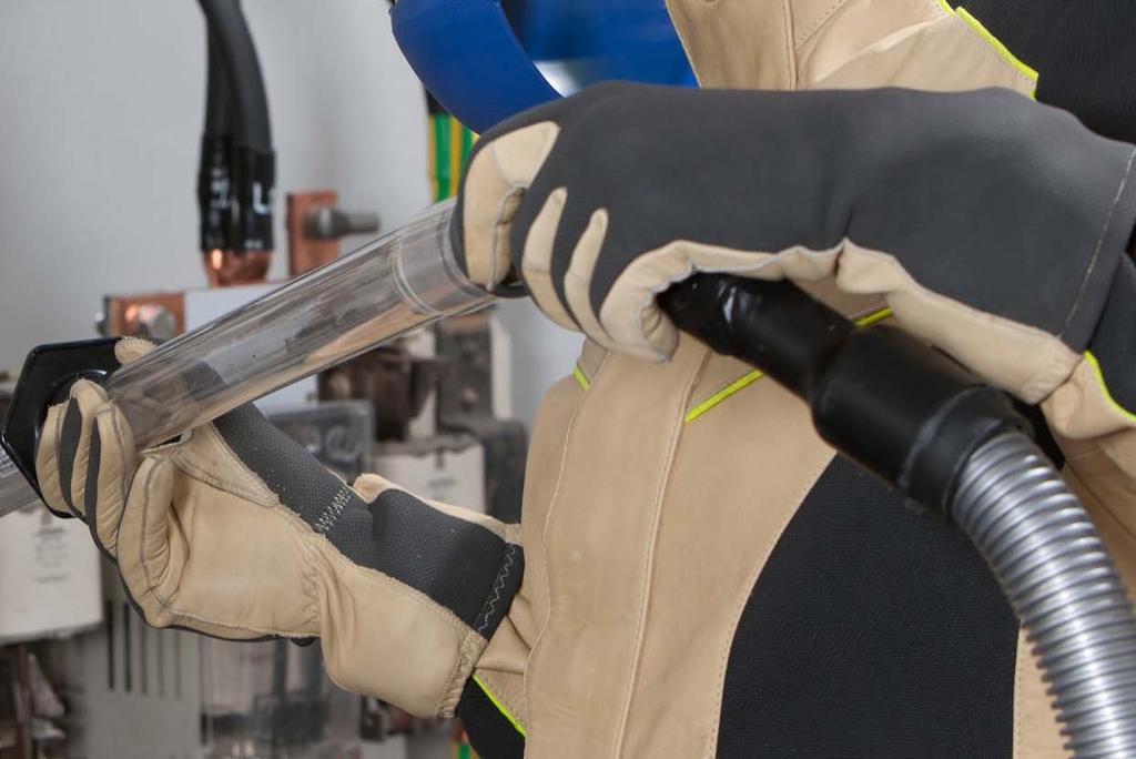 DEHNcare protective gloves The hand and forearm region is particularly at risk of being burnt by arc faults whilst working at electrical installations.