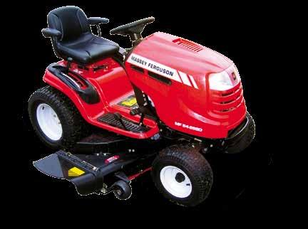 Side Discharge Lawn Tractors Reliable and packed with features Massey Ferguson Side Discharge Lawn Tractors make mowing the lawn easy.