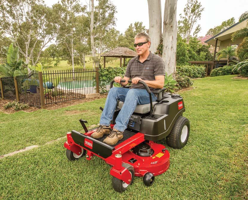 TIMECUTTER MX SERIES THE ADDED TOUGHNESS OF A FABRICATED DECK KEY FEATURES Powerful Toro Premium OHV and Kohler Engines Powerful Toro V-Twin