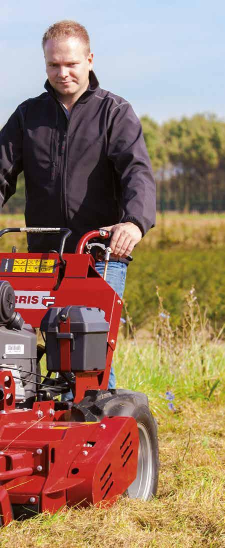 www.ferrisindustries.eu 21 WALK-BEHINDS When you have got to walk the landscape, there is no better way than with a Ferris walk-behind mower.