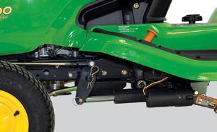 8 7 Power Integral Hitch Uses the tractor hydraulics to lift certain rear-mounted sleeve hitch implements.