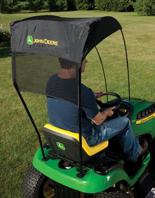 1 1 Sun Canopy Provides protection from the sun s rays and gives the operator some cooling shade during hot summer days. Fits all 100 Series tractors BG20260 $99.00 2 6.