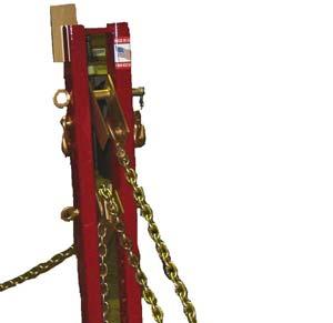 SECTION 4 -ACCESSORIES. 20-Ton Pull Requires 449 Snap-Block Pulley Process a) Feed primary chain per 0-ton pull.