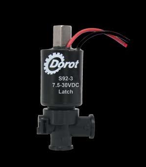 3/2 Latch SOLENOID VALVE S92-3 / S93-3 The new DOROT S92-3 / S93-3 Latch 3-way solenoid valves are designed for electric activation of automatic control valves of irrigation systems, which are