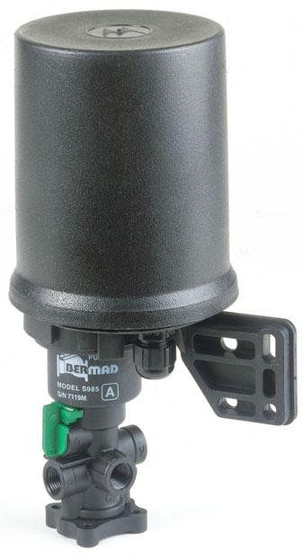 activating a BERMAD Model S982 or S985 Magnetic Latch Solenoid Valve.
