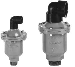 The BEMAD A Series air and vacuum release valves include four basic models: 1" Automatic pressure air release valve (Model 01-AA), for the automatic release of entrapped air pockets from pressurized