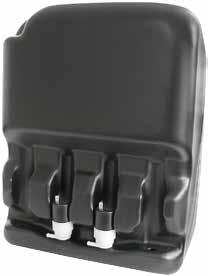 ELECTRICAL SYSTEM WATER RESERVOIR WATER RESERVOIR Contents: 20 l, black, Ø 35 mm pump holder for positions 1-4.