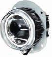 LED FOG LIGHT L 4060 Modular headlight with 40 x 60 mm polycarbonate lens, sturdy die-cast aluminum