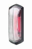 REAR LIGHTING LED CLEARANCE LIGHT Red/ clear lens, with direct