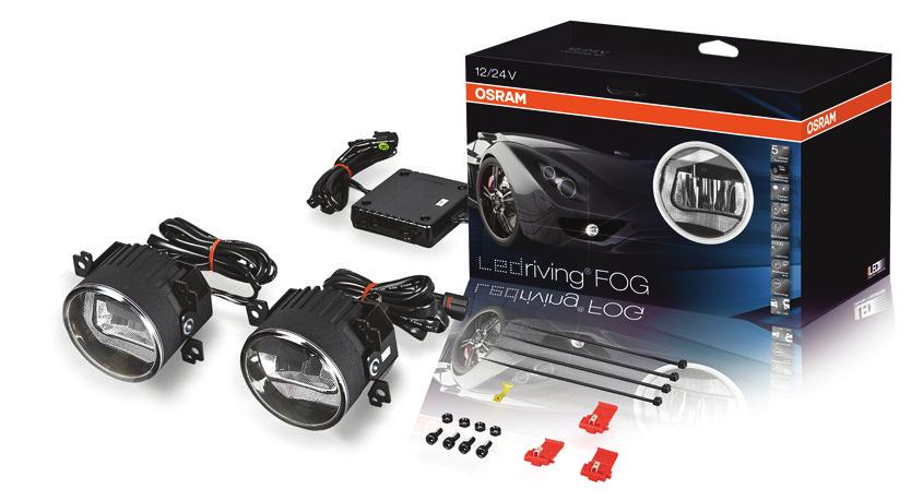 This new addition provides an LED Fog Light with an even light output; the unit uses light guide technology for the DRL function and also incorporates assisted cornering (activated when indicating).