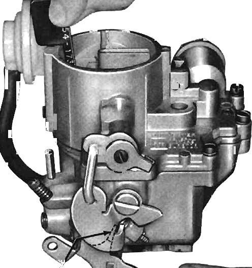 ENGINE TUNE-UP 7-5 fig. l1-crankc.cll. Ventilation-IS.danl Fig. 9-Unloader Adlultm.