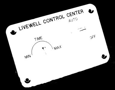 75 with a depth of 4 6002 Livewell Control Timer DASH PANEL DELUXE Panel features gauges for outboard gas