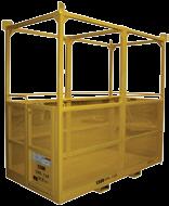. Personnel Crane Basket (12 man) 10 ft x 10 ft x 8 ft WLL: 5,000 lbs ELT provides