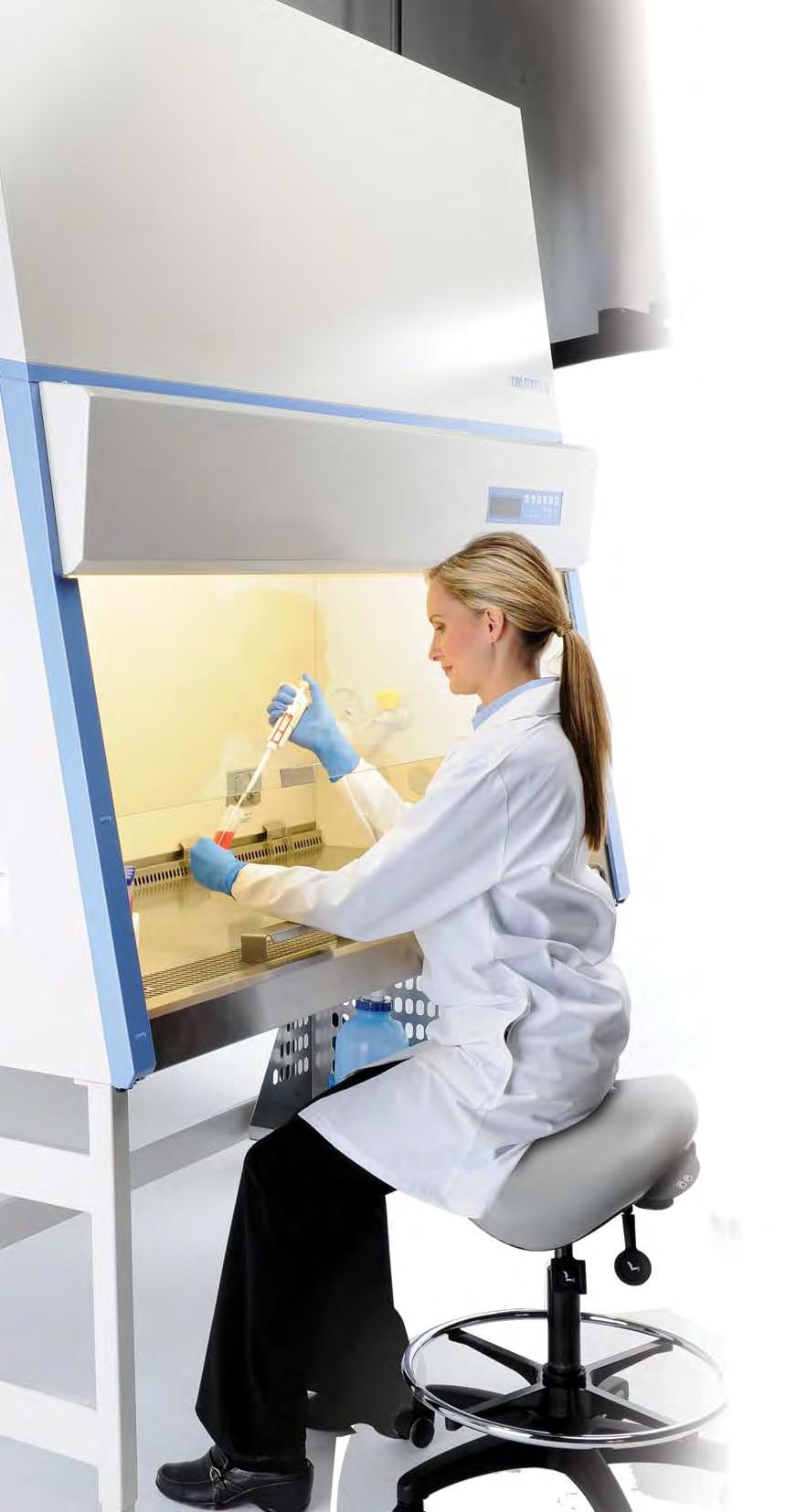 designed for comfort and Thermo BSCs offer an efficient workspace, improved ergonomics, and added conveniences that provide the user greater productivity and ultimately, better laboratory results.