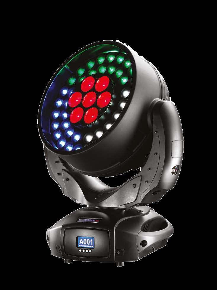 WONDER.D THE MOST POWERFUL LED WASH LIGHT WITH THE HOTSPOT CONTROL WONDER.D is the most powerful WASH LED projector.