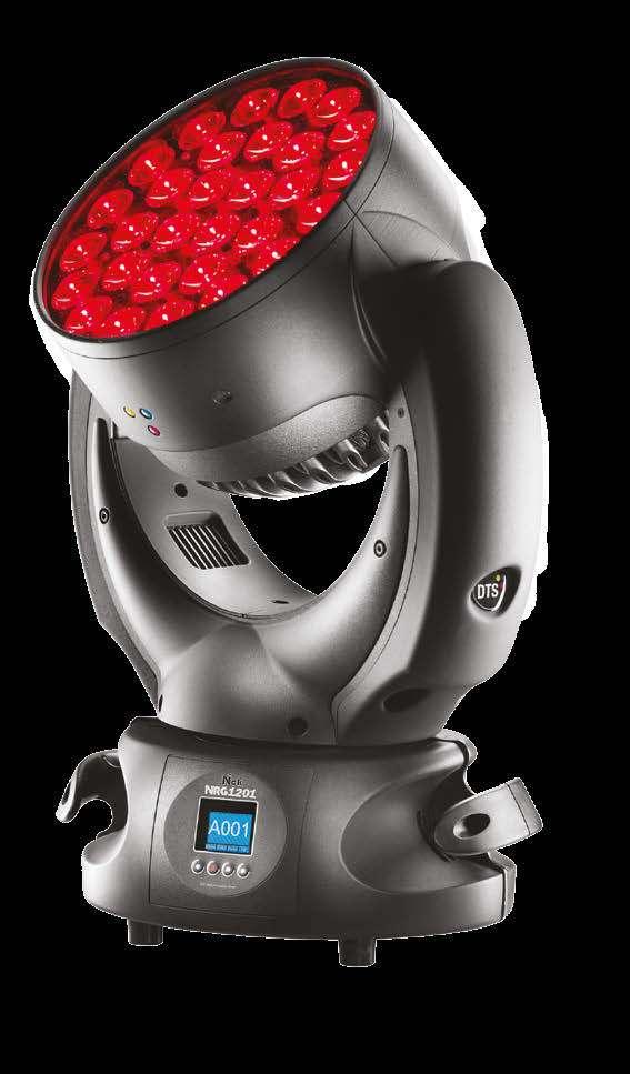NICK NRG 1201 THE MOST VERSATILE LED WASH LIGHT NICK NRG 1201 is the most versatile and bright WASH LED moving head in its range, suitable for all top applications.