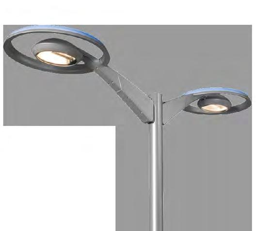 ARCHITECTURAL LIGHTING ANELLO AL21400 IP65 Technical Features Available as a single or double option; - Single: 54W + 7W (7W LED feature ring) = 76W total - Double: 54W + 7W (7W LED feature ring) =