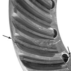 Figure 4.88. You find a distinct tooth contact pattern change on the drive pinion.