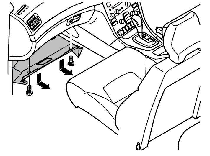 The only other option is the fuse box located above the area of the drivers foot well. Fig.
