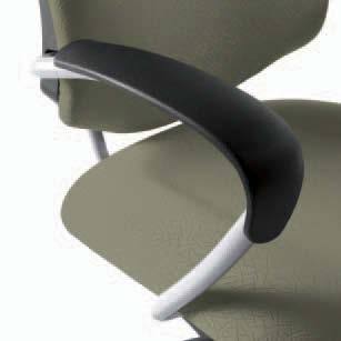 Chair offers tilt tension adjustment and tilts from a pivot point under
