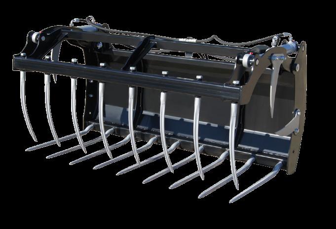 345 kg Fork for manure with grapple 2