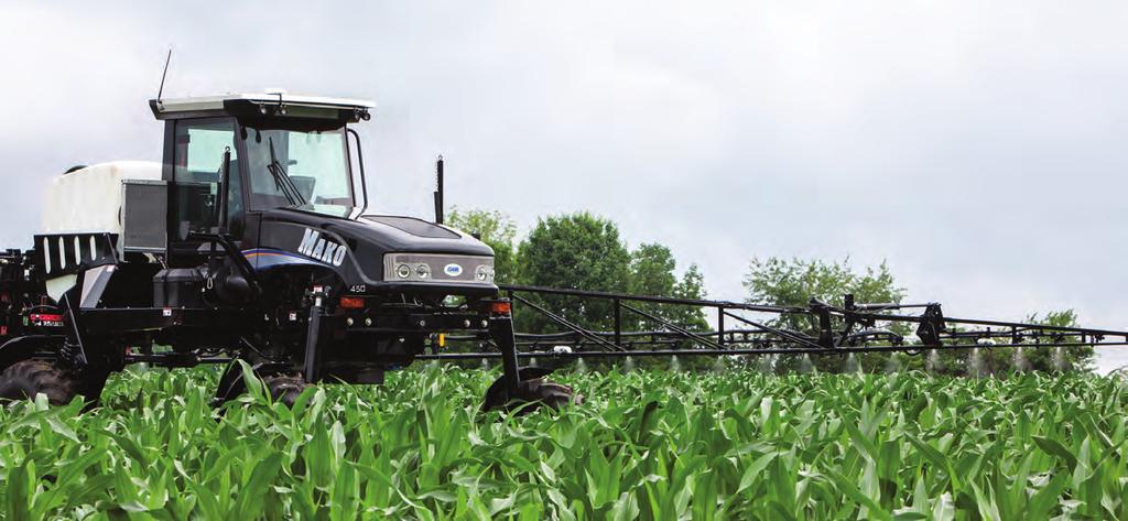 The Mako offers the perfect combination of liquid capacity and machine weight, to keep your fields free from yield robbing soil compaction.