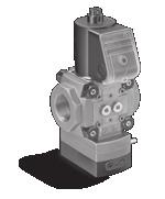 Pressure regulator with solenoid valve Air/gas ratio control with solenoid valve