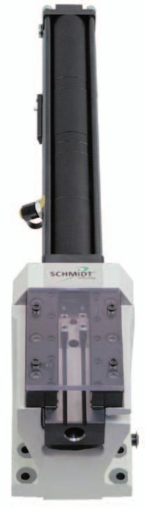 As flange or side-mount model, with toggle transmission or as hydropneumatic cylinder unit