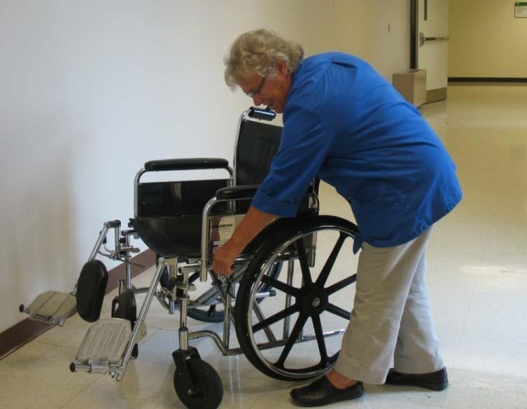 Steps for Providing Wheelchair Transport 10.