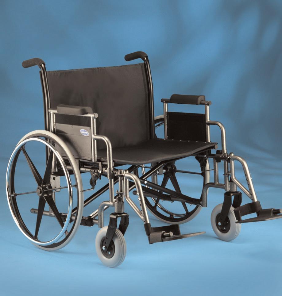 Invacare IVC 9000Topaz Wheelchair The Invacare IVC 9000 Topaz wheelchair is designed specifically to suit the unique needs of bariatric patients.