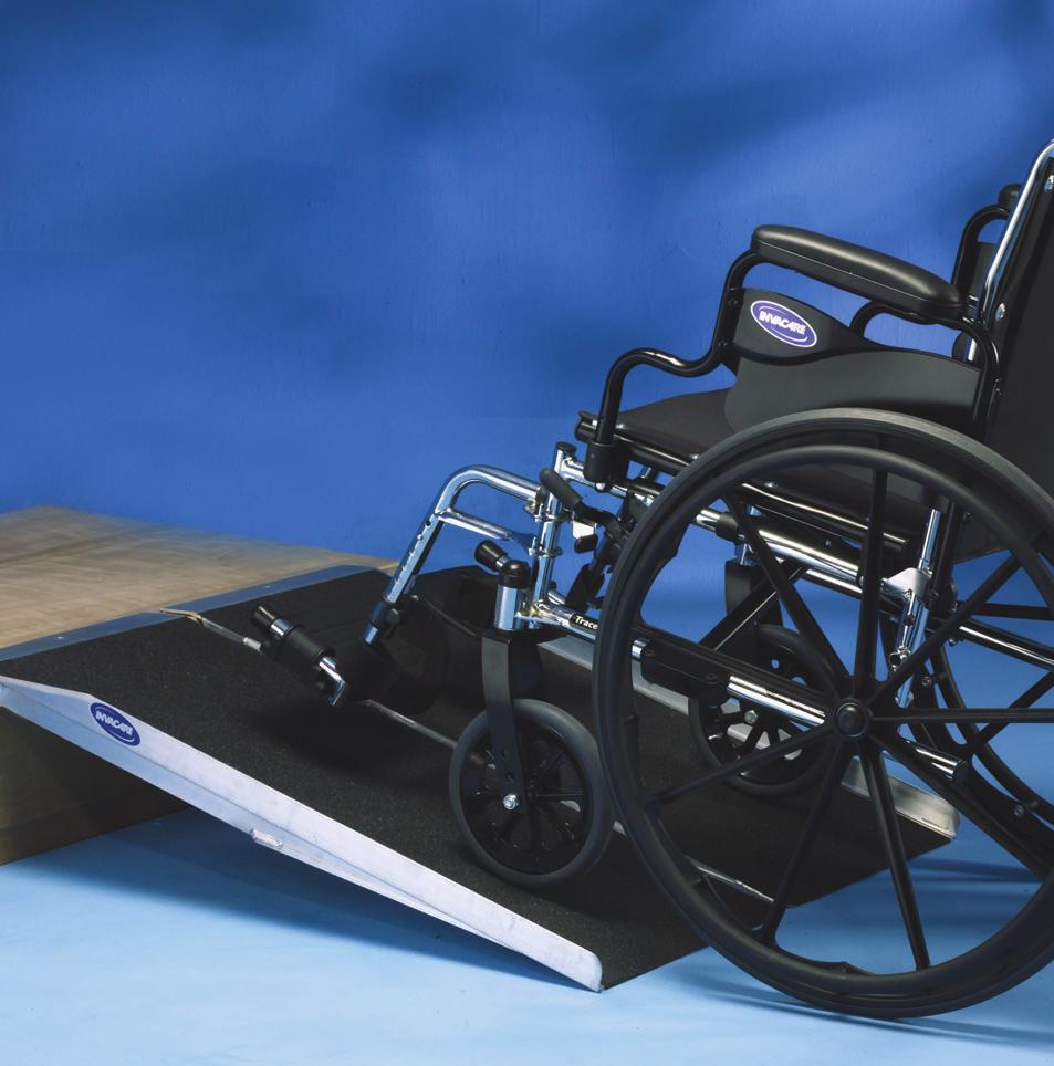 Invacare Ramps Model no. ICR0 Invacare Ramps * Designed for ease of use and durability, these folding ramps offer an economical alternative to the motorized lift.