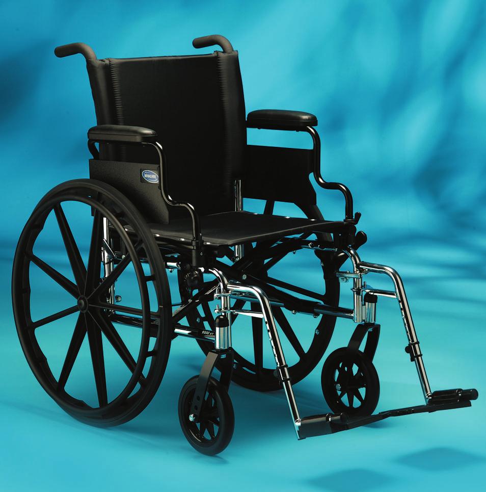 This wheelchair boasts a vast offering of frame styles, seat-to-floor heights, back styles, widths, depths, frame colors and a wide range of options and accessories.