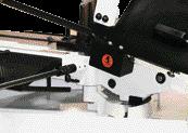 MBS-1321VS Semi automatic metal band saw Sawing Miter head swivels from 90 to 45, while the stock remains in the same position Fully-hydraulic down feed system for automatic continuous lowering of