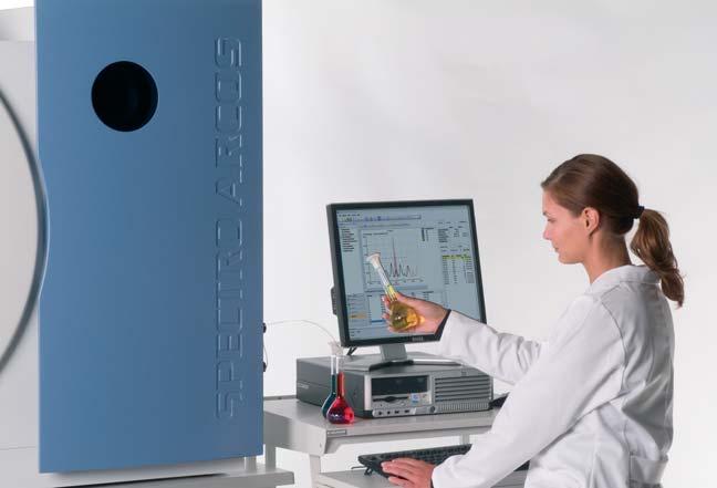 The SPECTRO ARCOS is different from conventional ICP spectrometers.