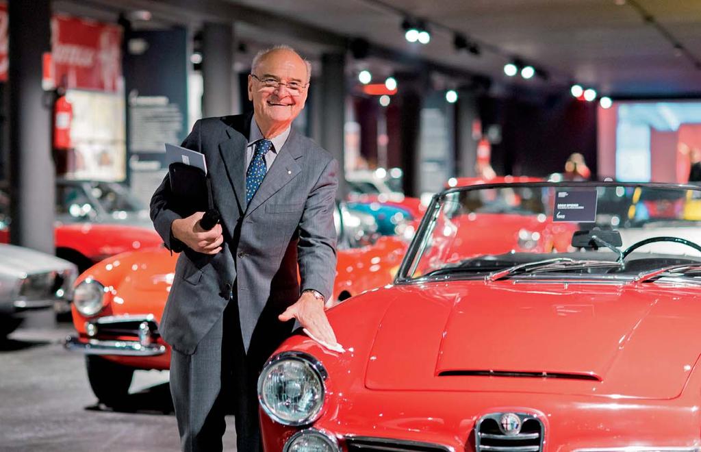 THE FOUNDER It all was born from his passion for his job and the association with the Alfa Romeo brand.