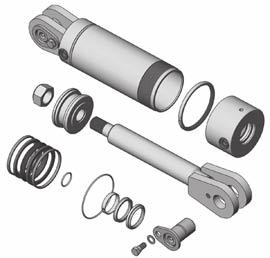 Cylinders LIFT CYLINDERS 23470 - Cylinder, 4-/2 x 20 x 2 8946 - Lock nut, -/4 UNF GR5 unitorque () 23480 - Piston () 23472 -