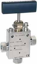 Valves Pressures to 36,000 psi (2,500 bar) Ordering Typical catalog number: 36V4H071 36V 4H 07 1 OPTIONS MXIMTOR high pressure valves with metal to metal seats have a high level of safety and