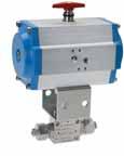 u all valves are available in 90 and 180 open to close with a positive stop. u vailable with Pneumatic or Electric actuators.